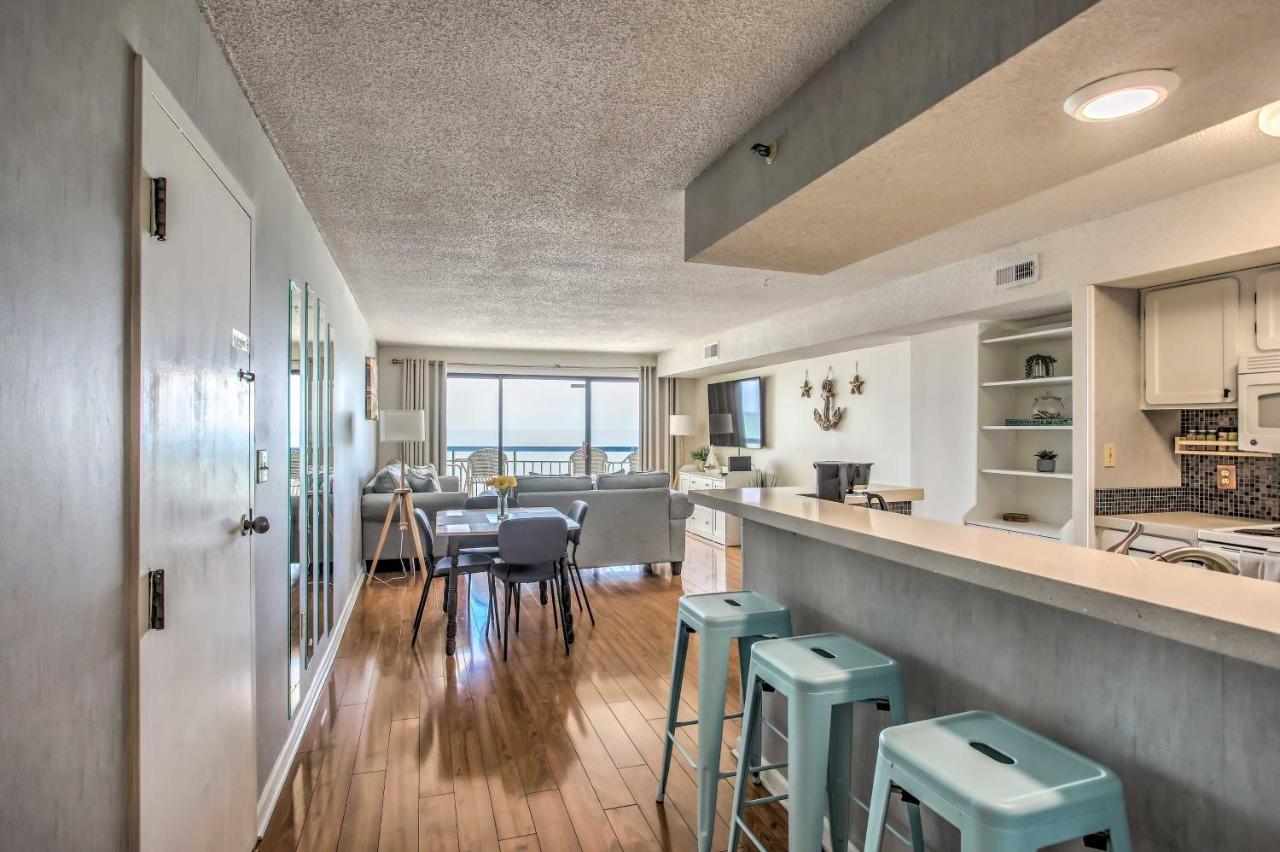 North Myrtle Beach Oceanfront Condo With Pool! Exterior photo