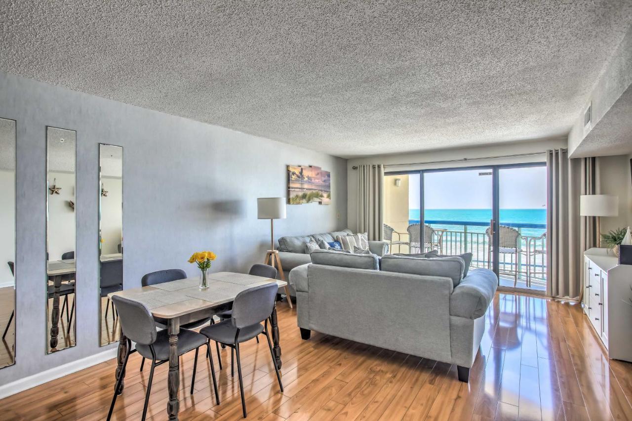 North Myrtle Beach Oceanfront Condo With Pool! Exterior photo