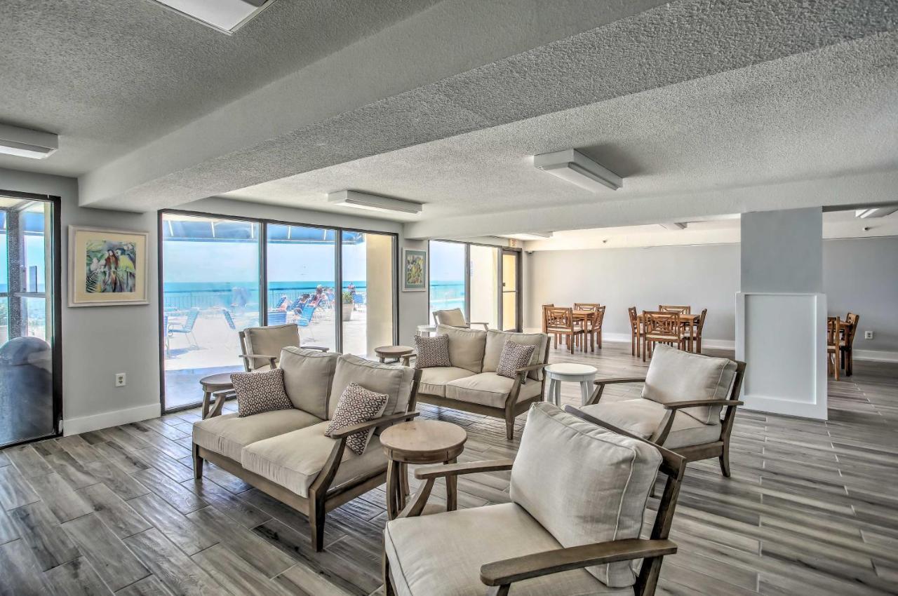 North Myrtle Beach Oceanfront Condo With Pool! Exterior photo