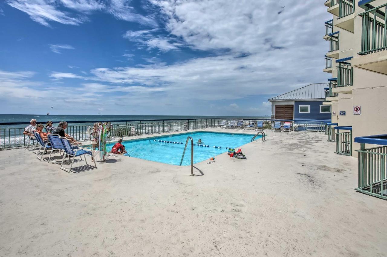 North Myrtle Beach Oceanfront Condo With Pool! Exterior photo
